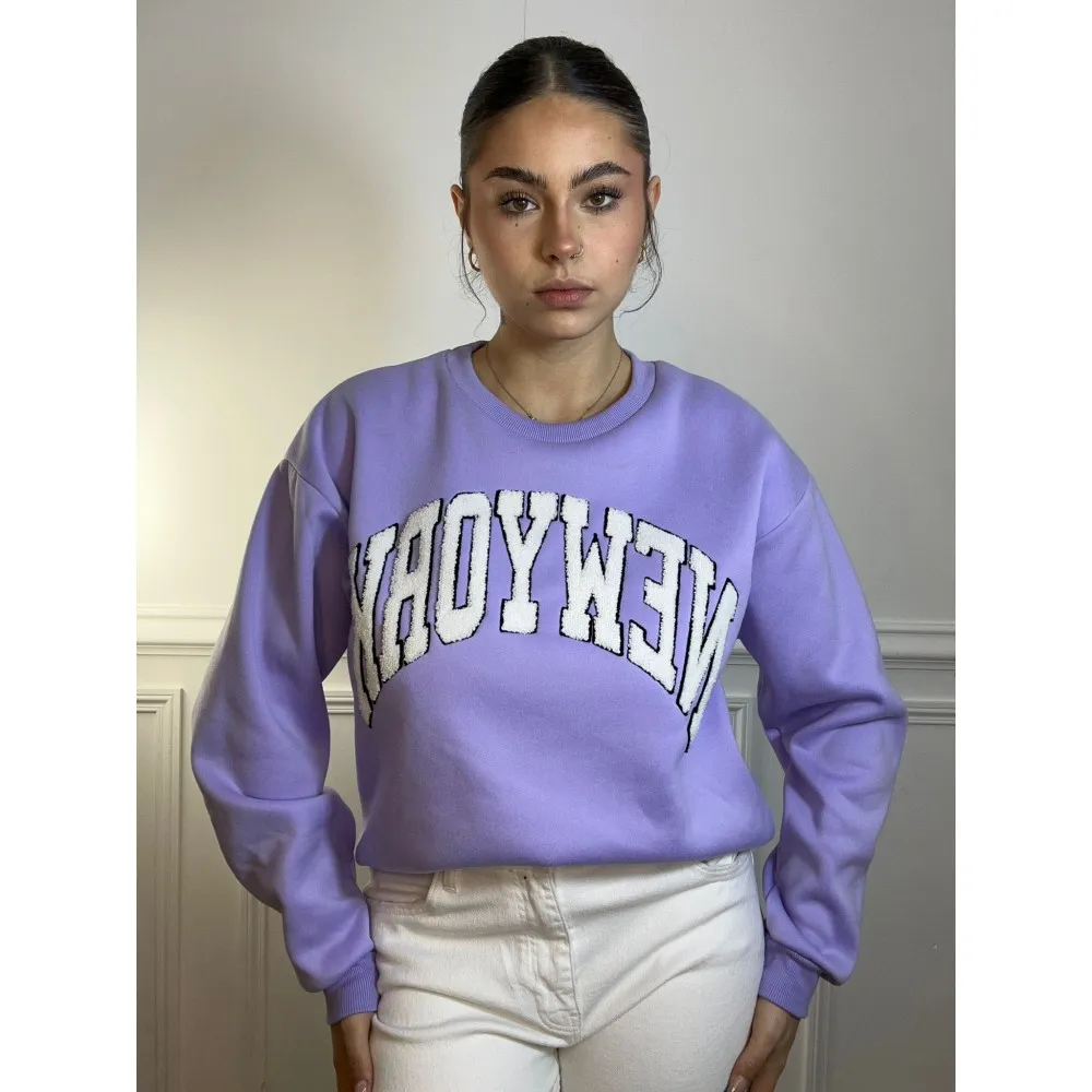 Sweat « NEW YORK » Violet